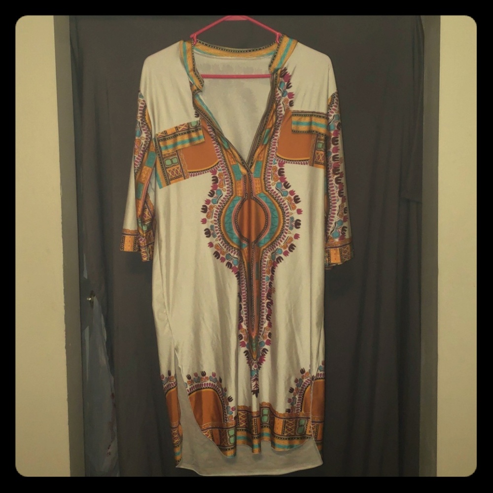 Ethnic print dress